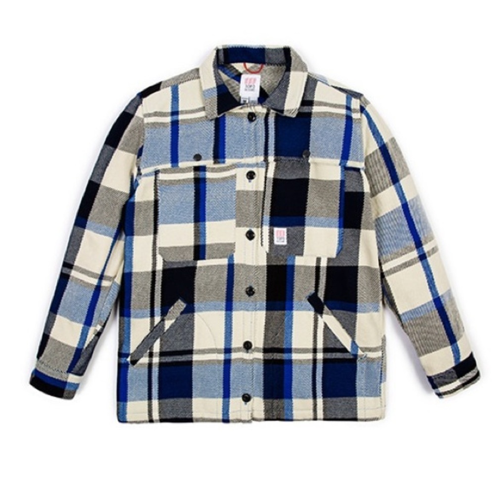 Topo Designs Women’s Mountain Shirt Jacket - Blue/black Plaid